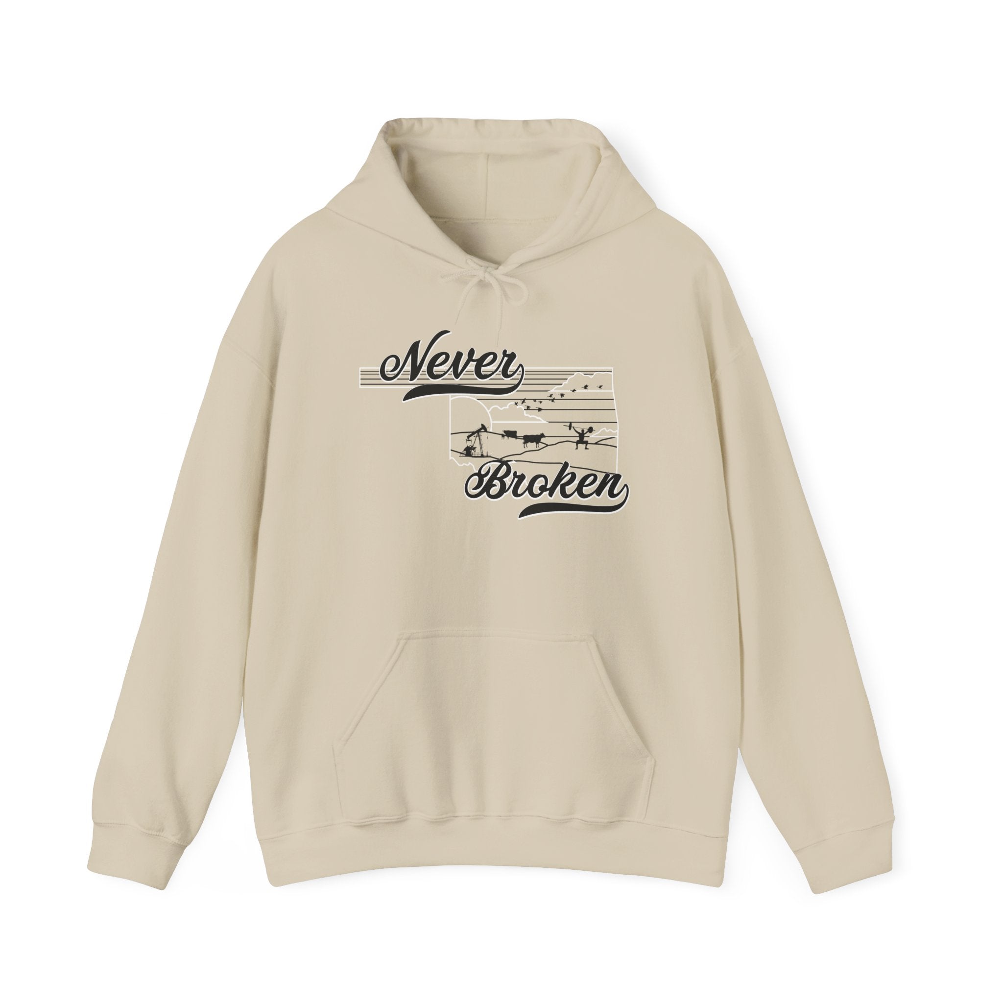 Oklahoma Strong & Never Broken Hoodie