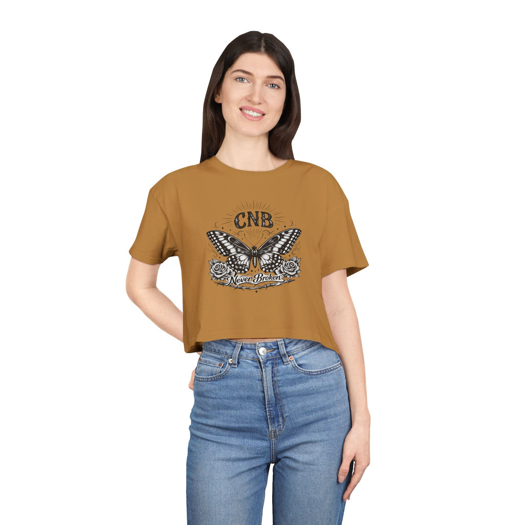 Butterfly Crop Tee
