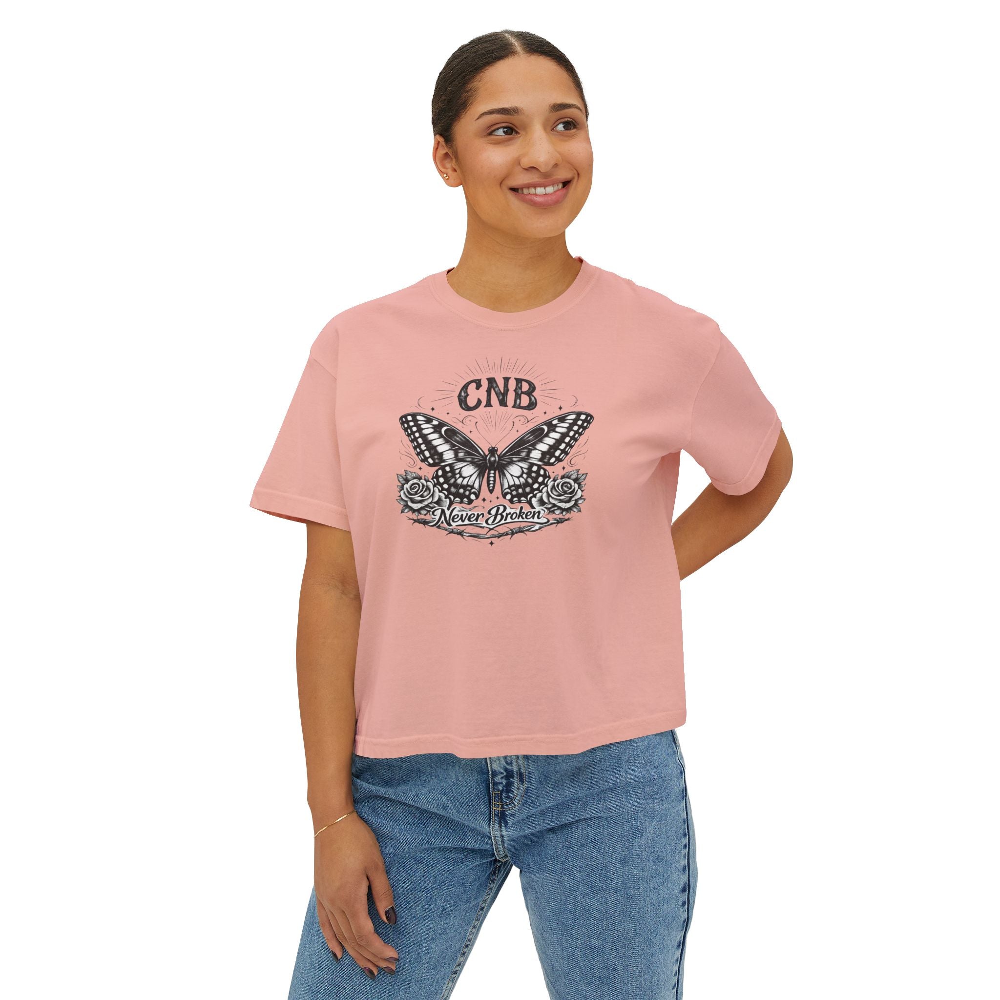 Butterfly Boxy Tee