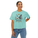 Social Butterfly Boxy Tee