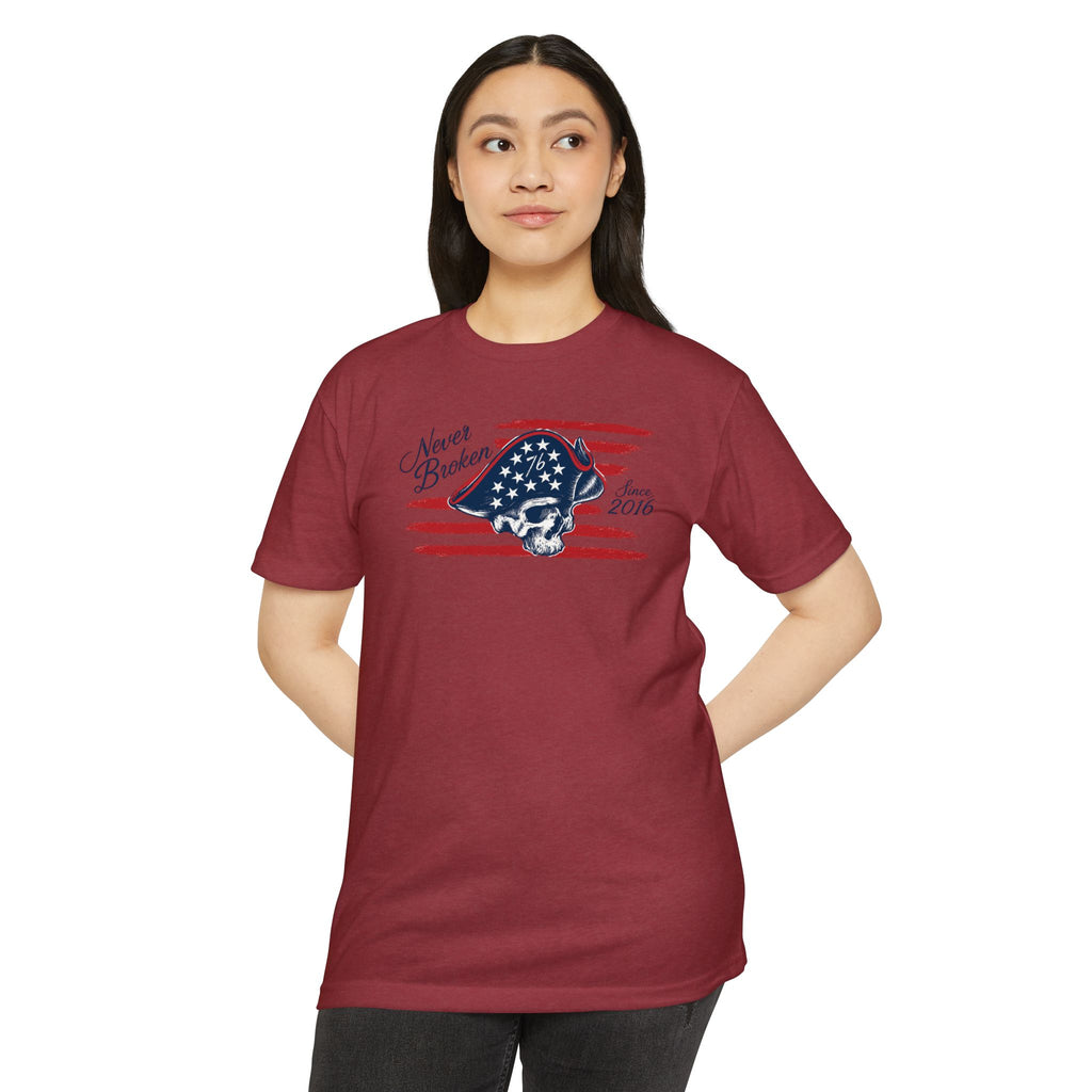 Never Broken - Patriotic Skull