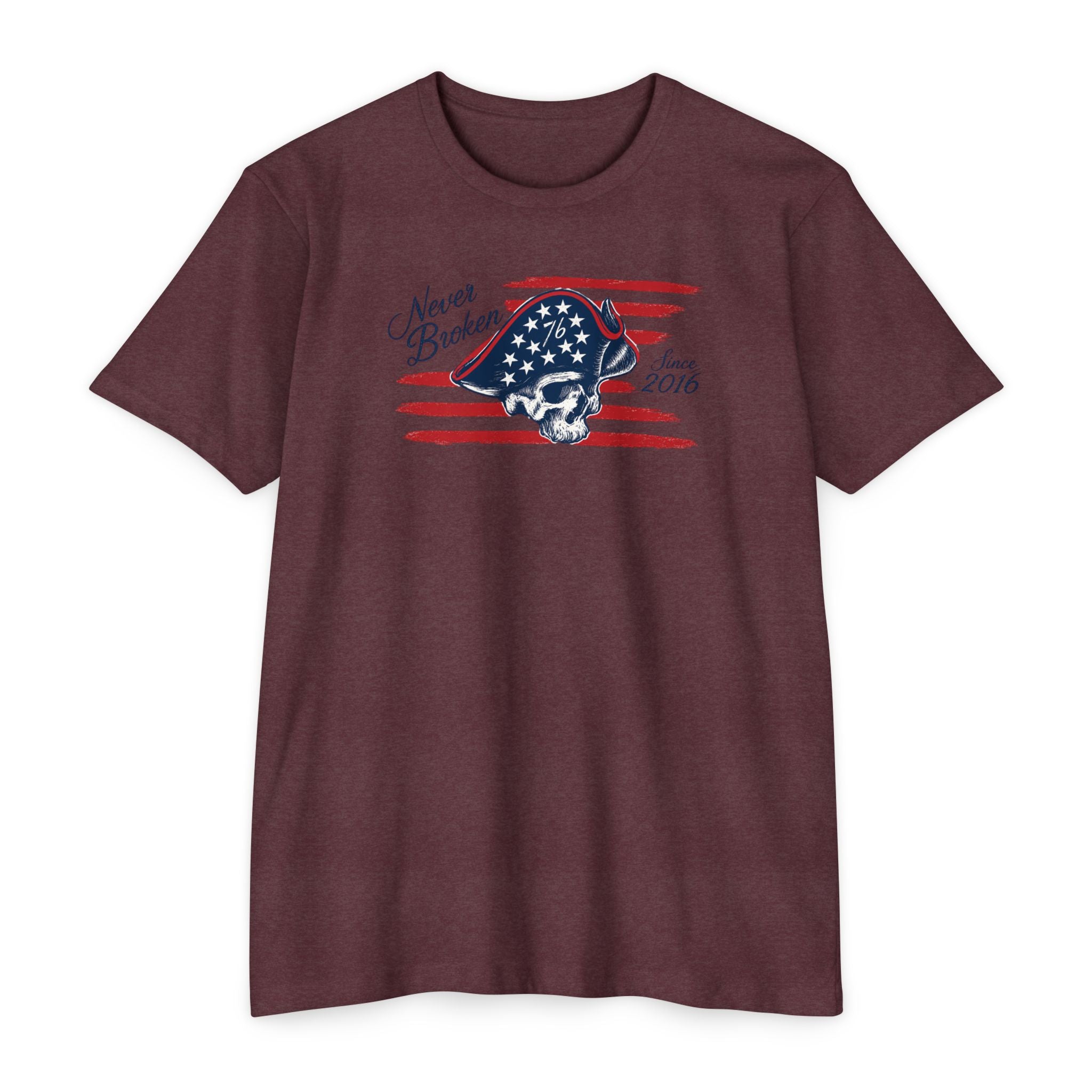 Never Broken - Patriotic Skull