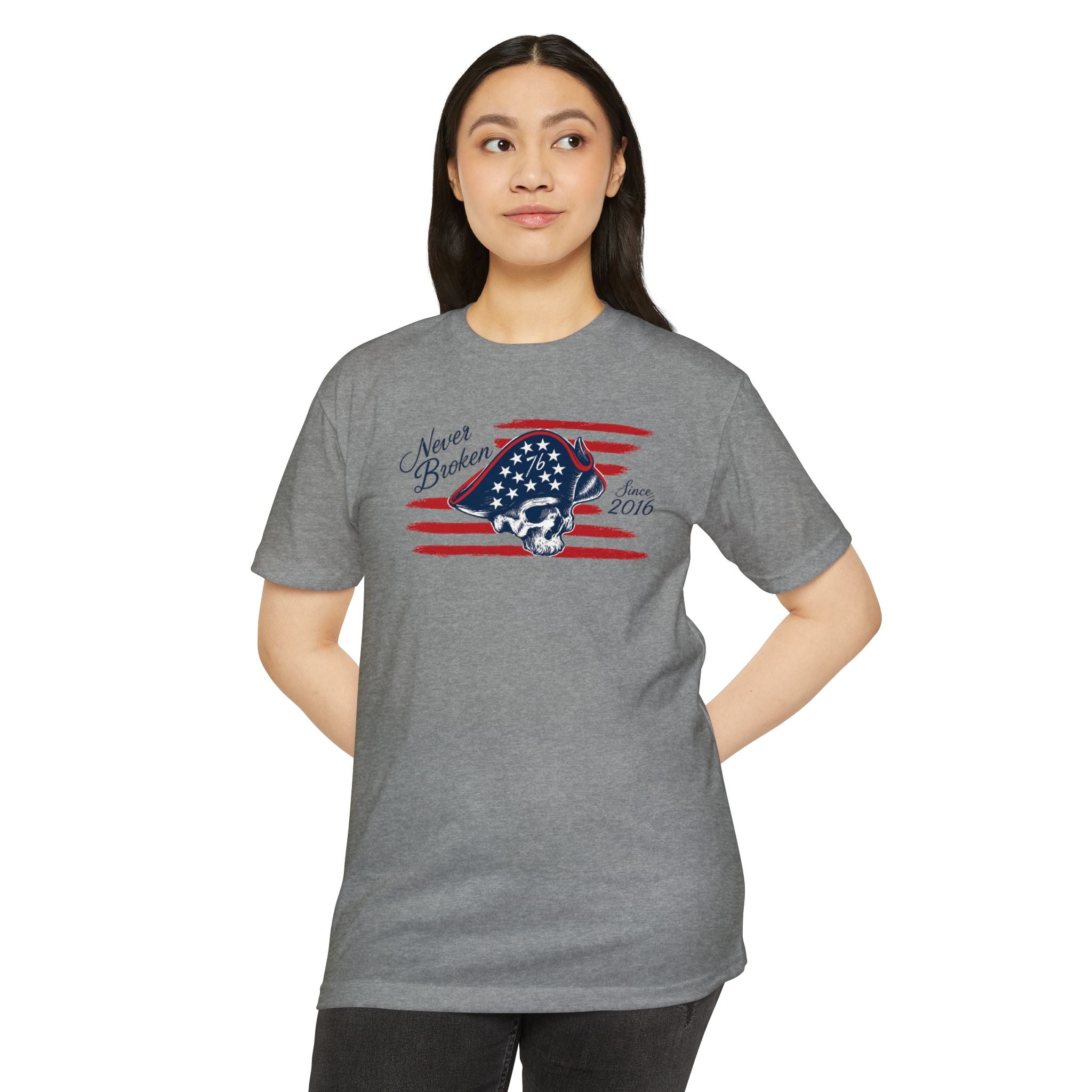 Never Broken - Patriotic Skull
