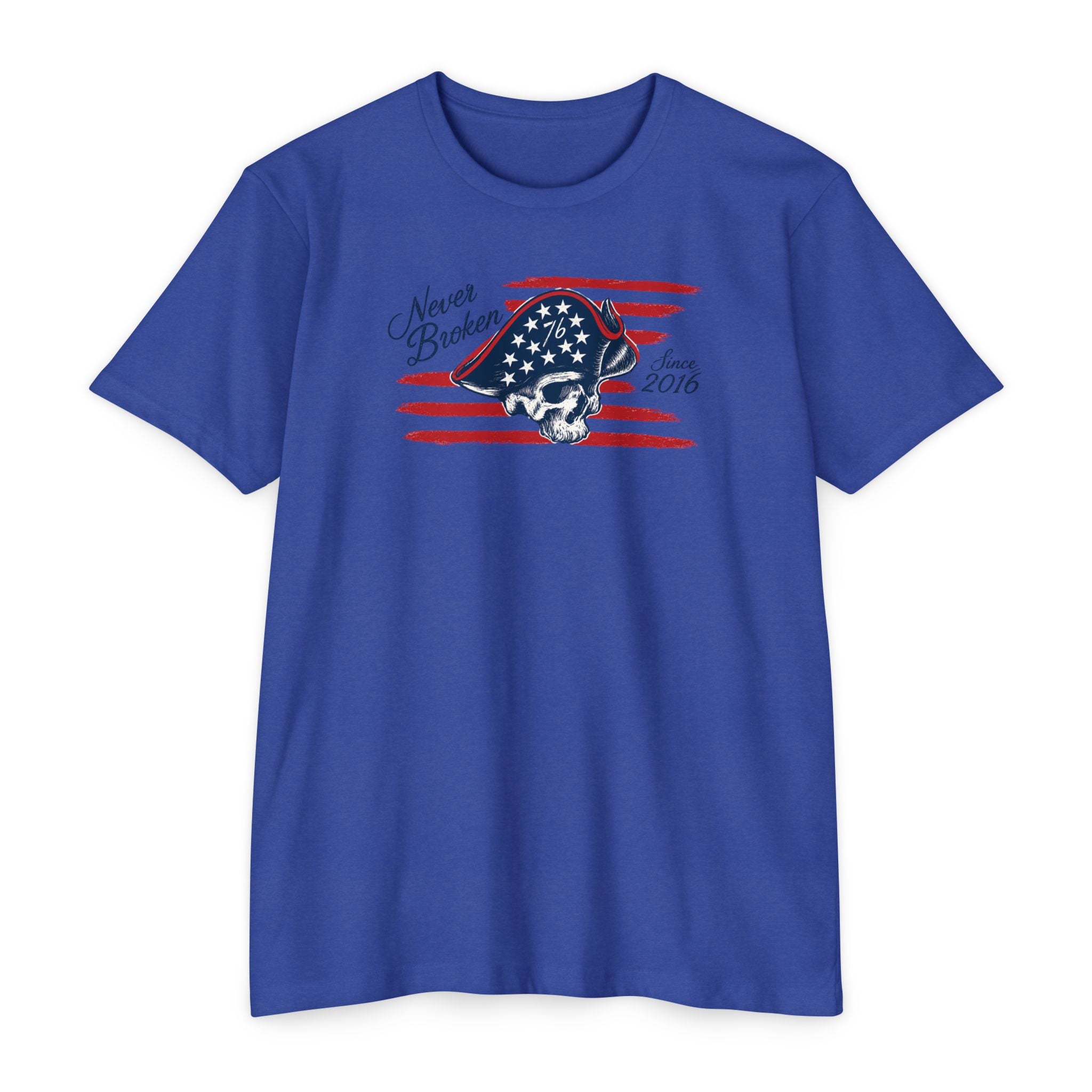 Never Broken - Patriotic Skull
