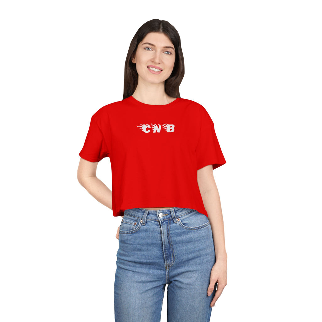 CNB Flames Crop Tee