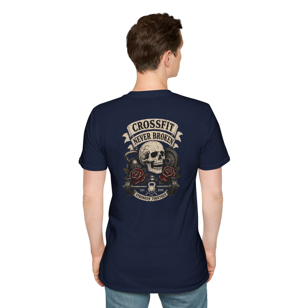 cnb banner, skull, roses, & weight
