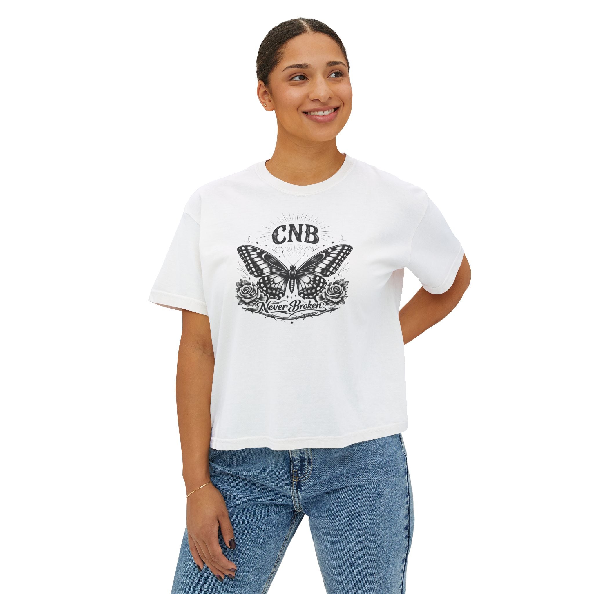 Butterfly Boxy Tee