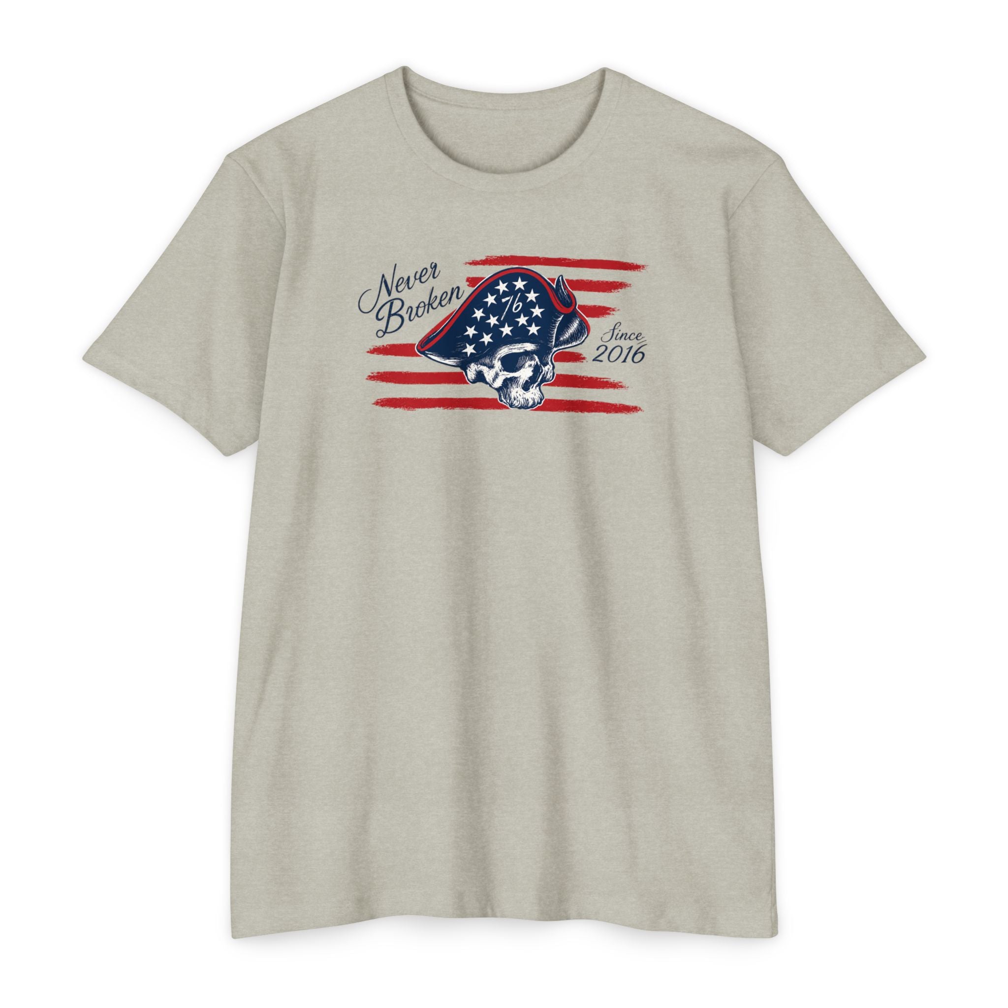 Never Broken - Patriotic Skull