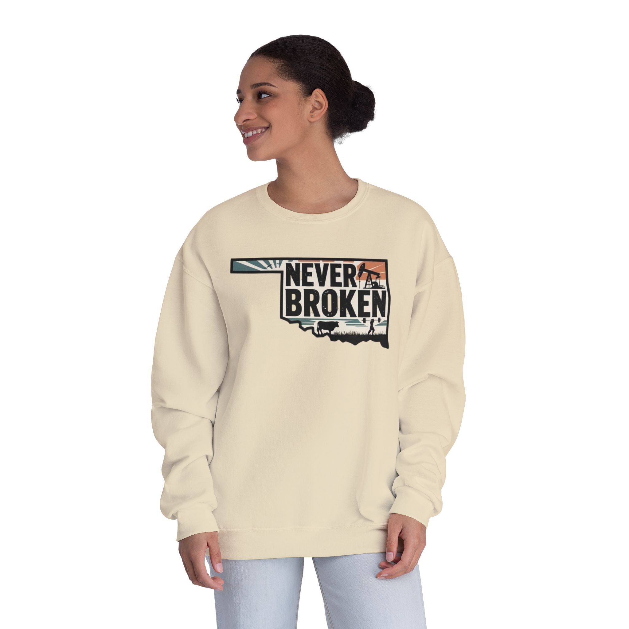 Never Broken Oklahoma Crewneck