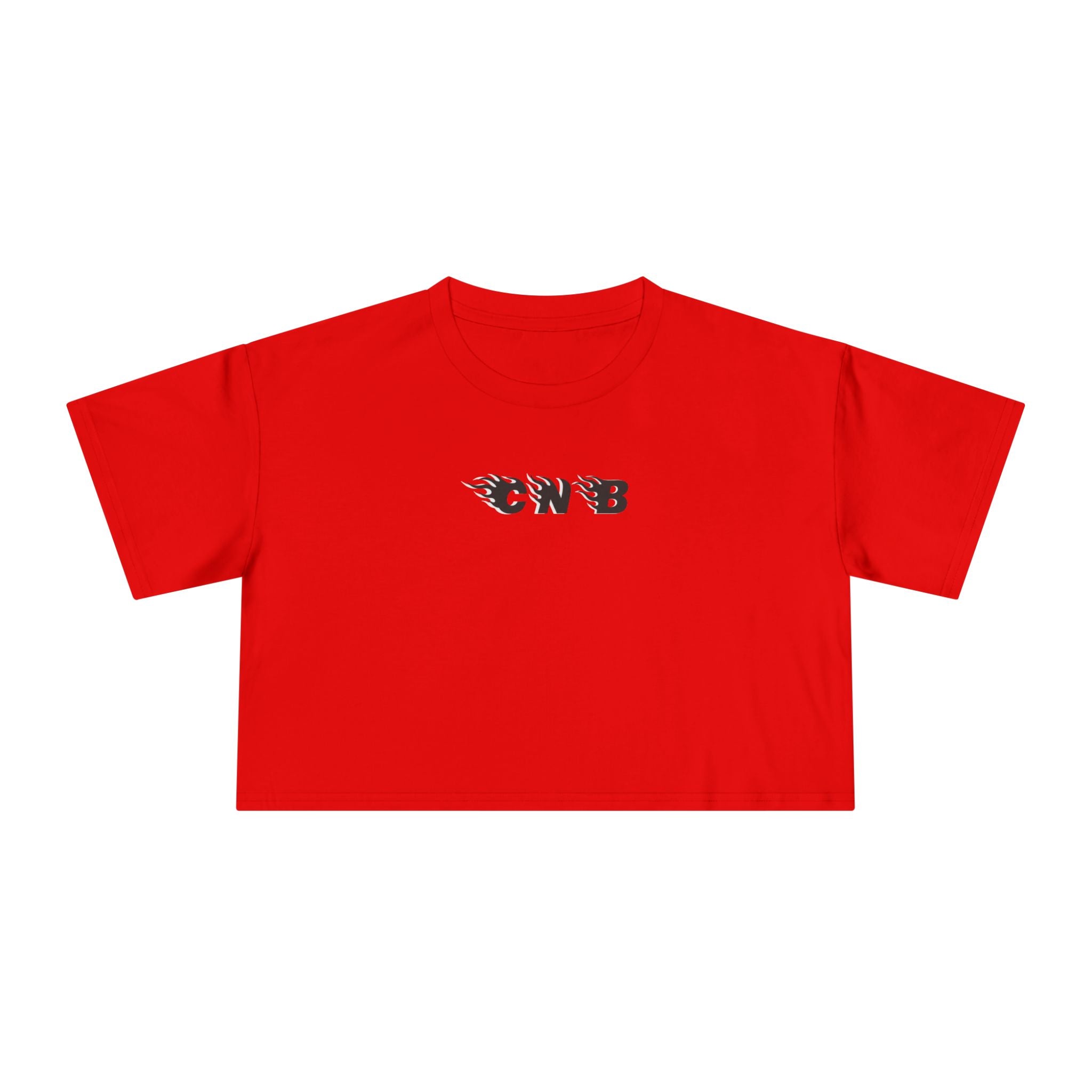 CNB Flames Crop Tee