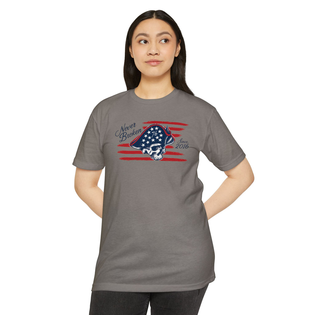 Never Broken - Patriotic Skull