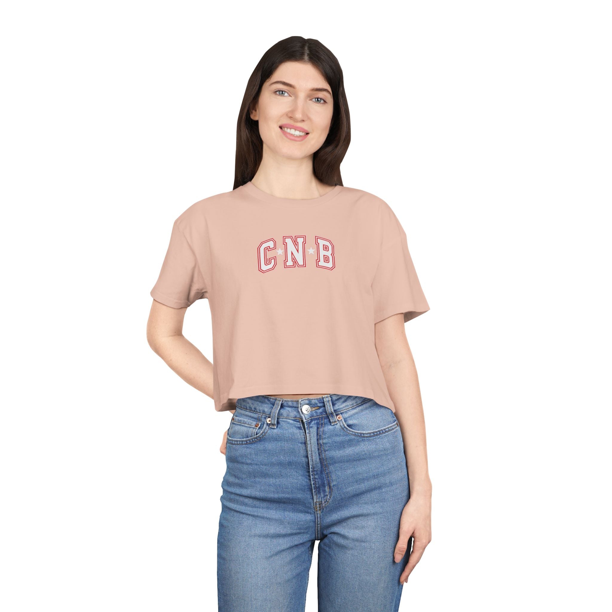 Varsity Letters Crop Tee