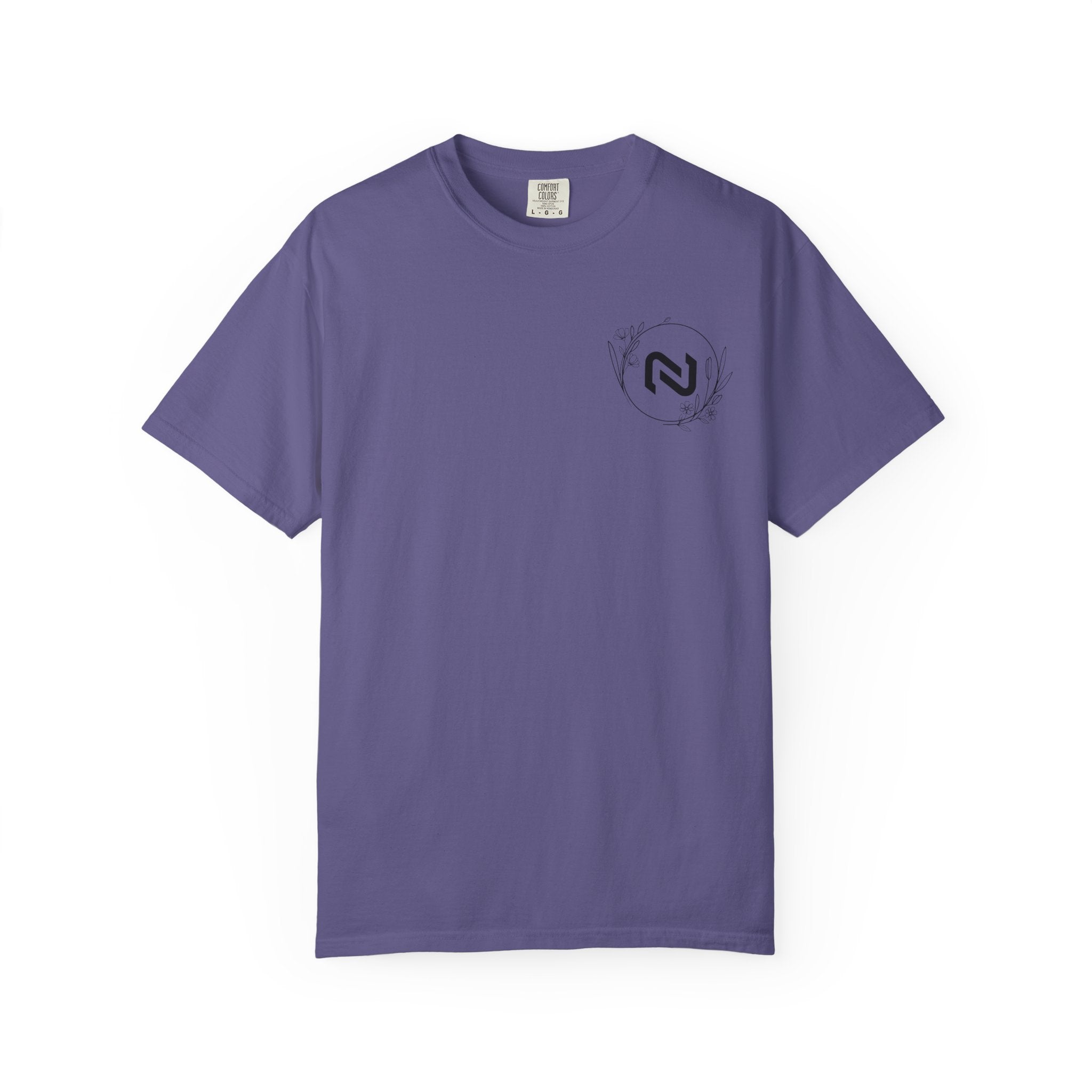 Never Broken Floral Circle Logo