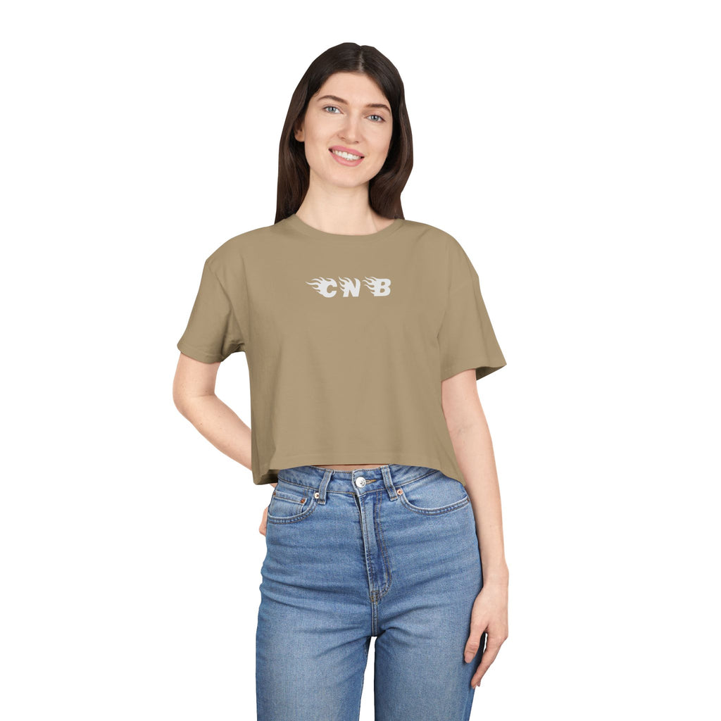 CNB Flames Crop Tee