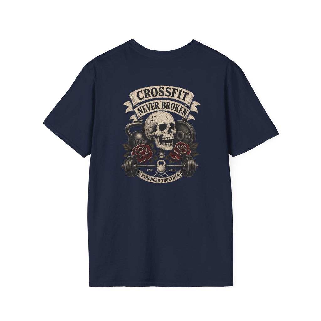 cnb banner, skull, roses, & weight
