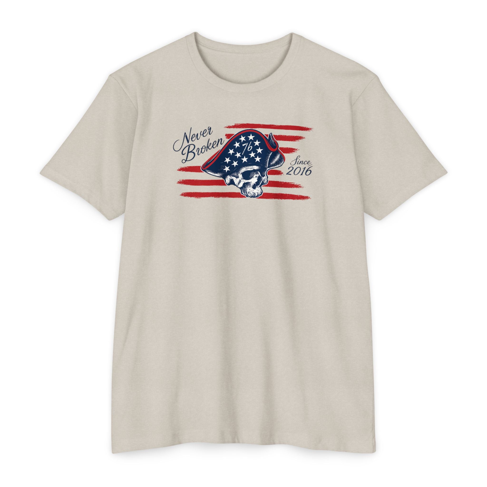 Never Broken - Patriotic Skull
