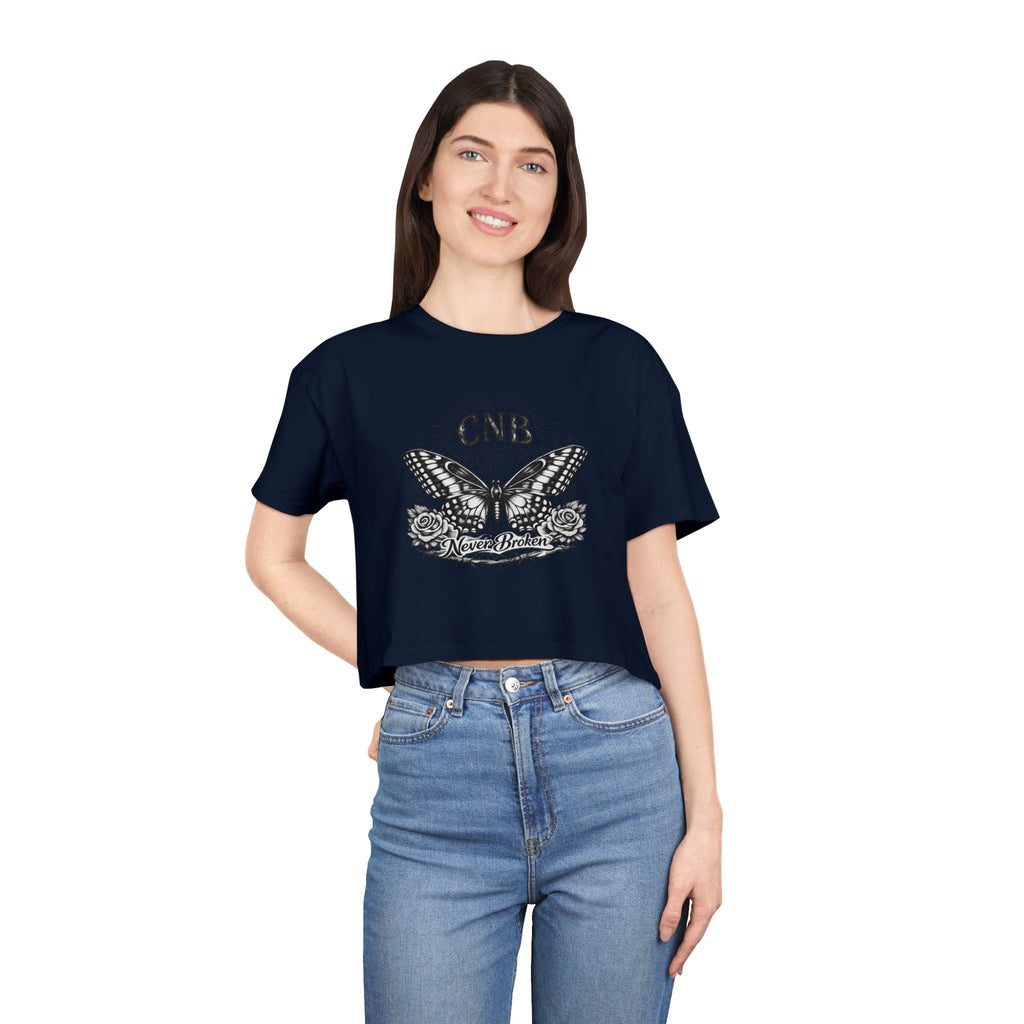 Butterfly Crop Tee