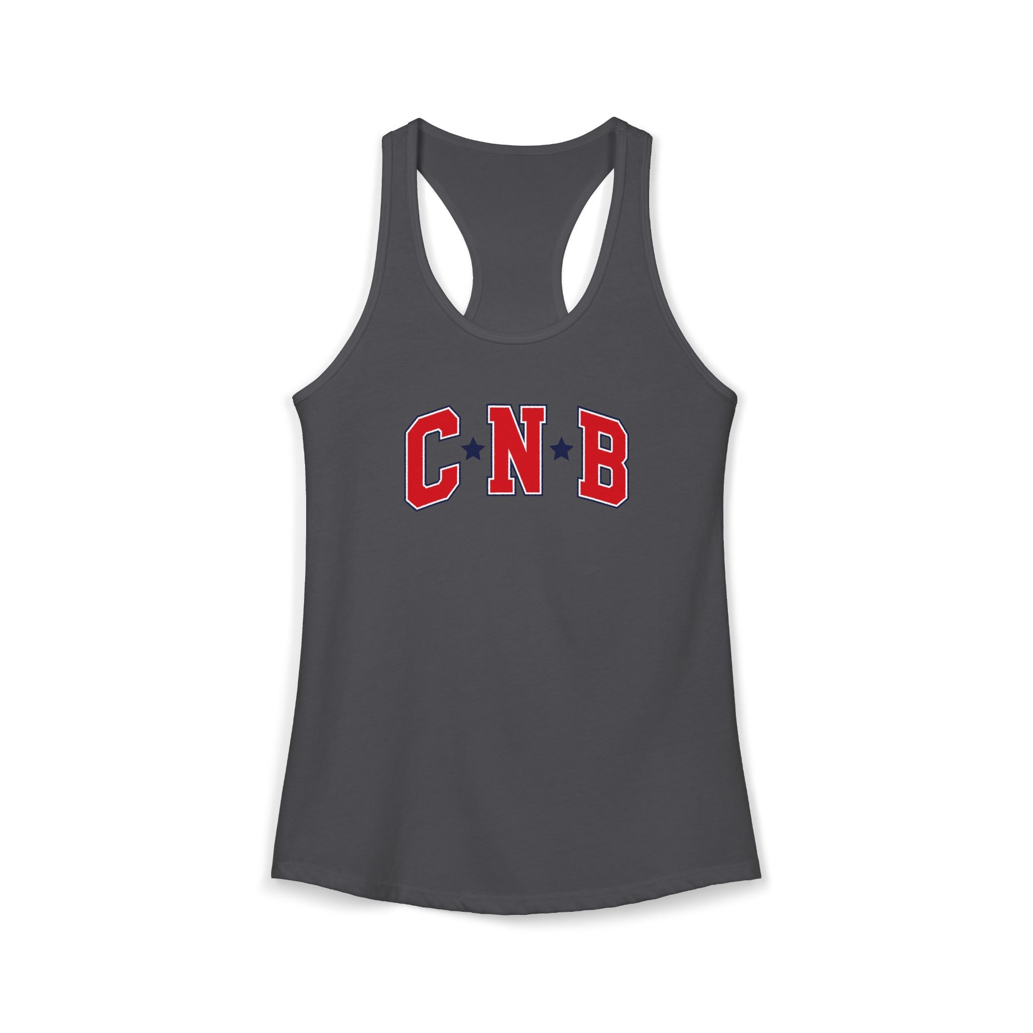 Red Varsity Logo Racerback