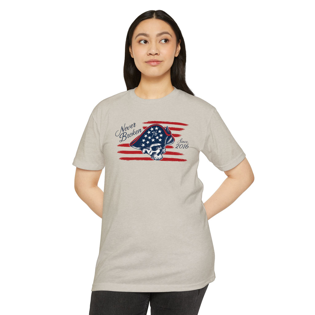 Never Broken - Patriotic Skull