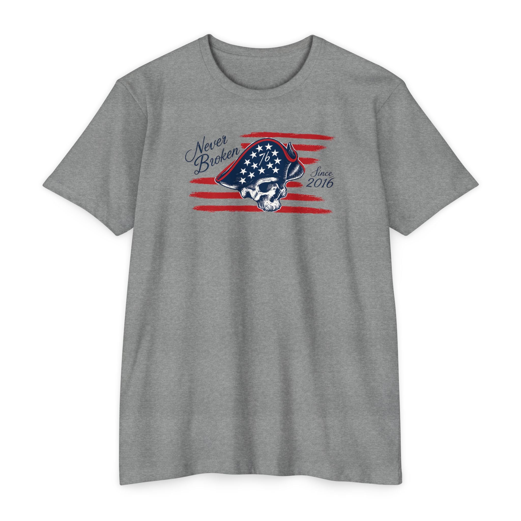 Never Broken - Patriotic Skull