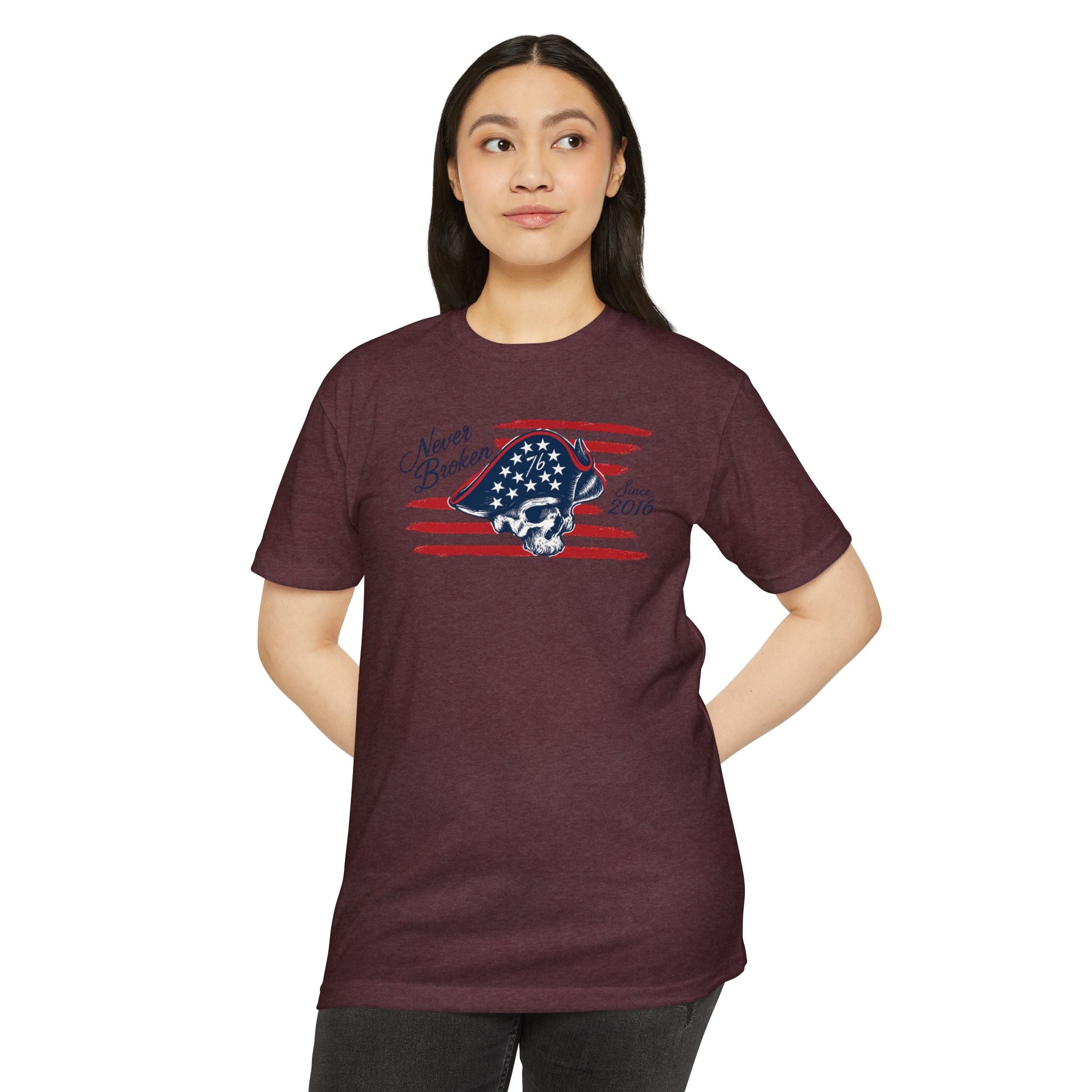 Never Broken - Patriotic Skull