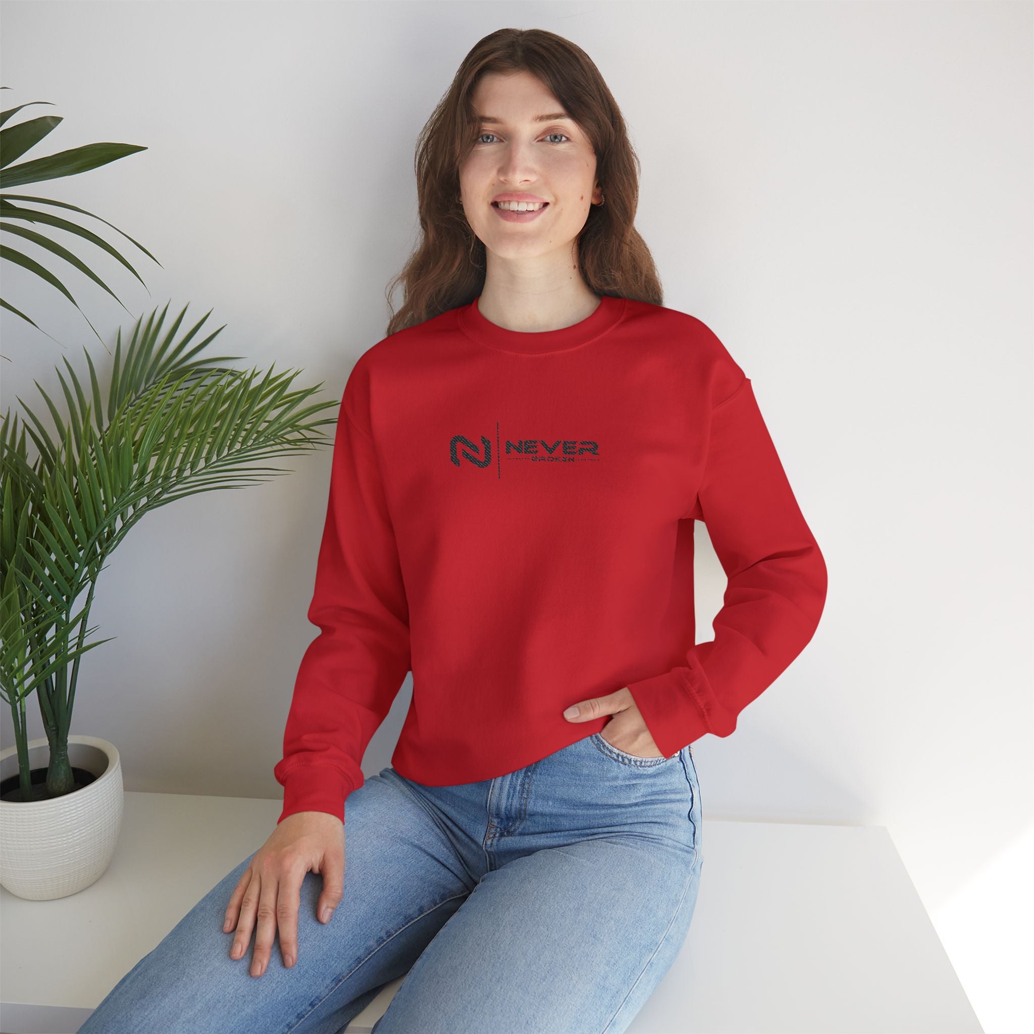 Embroidered Logo Crewneck