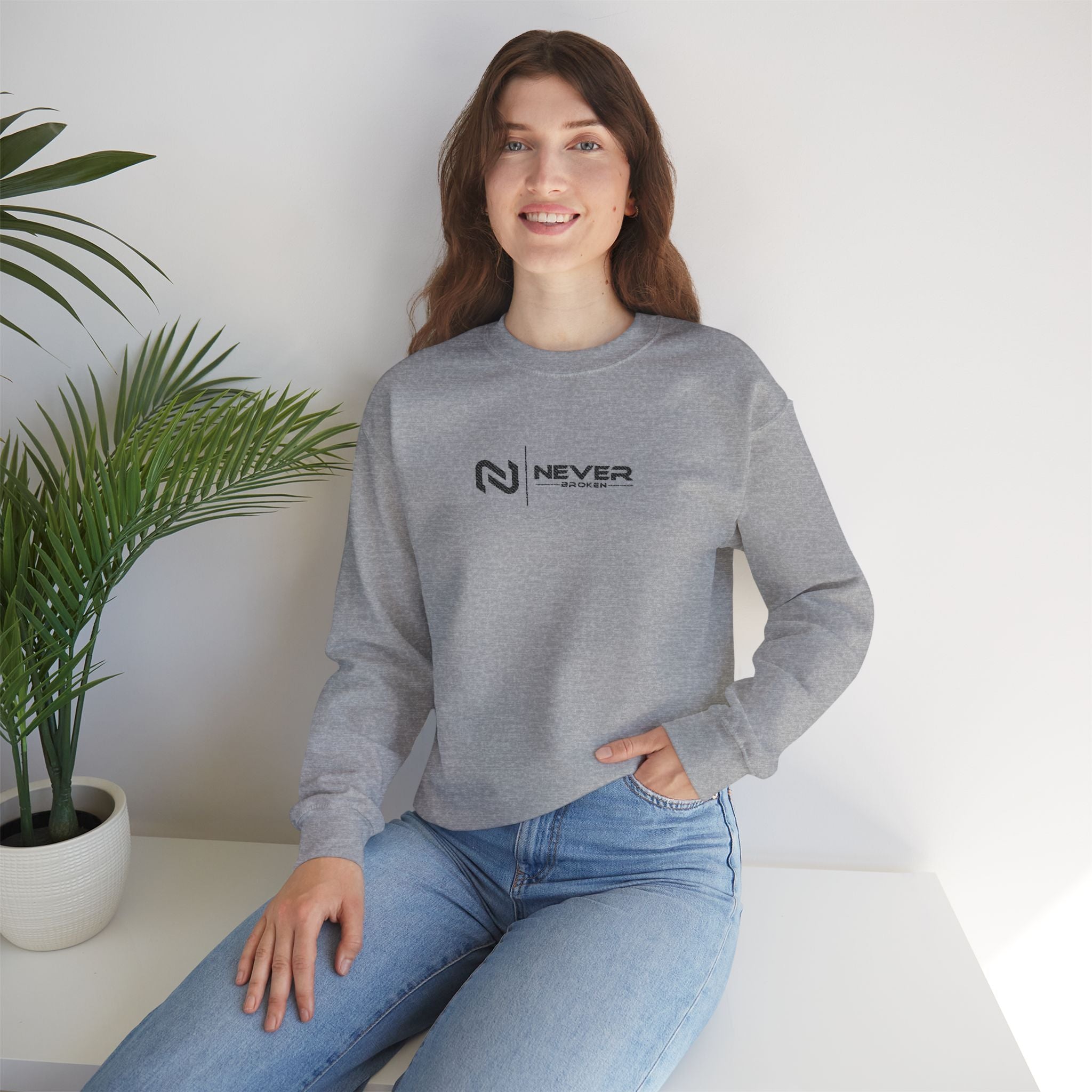 Embroidered Logo Crewneck