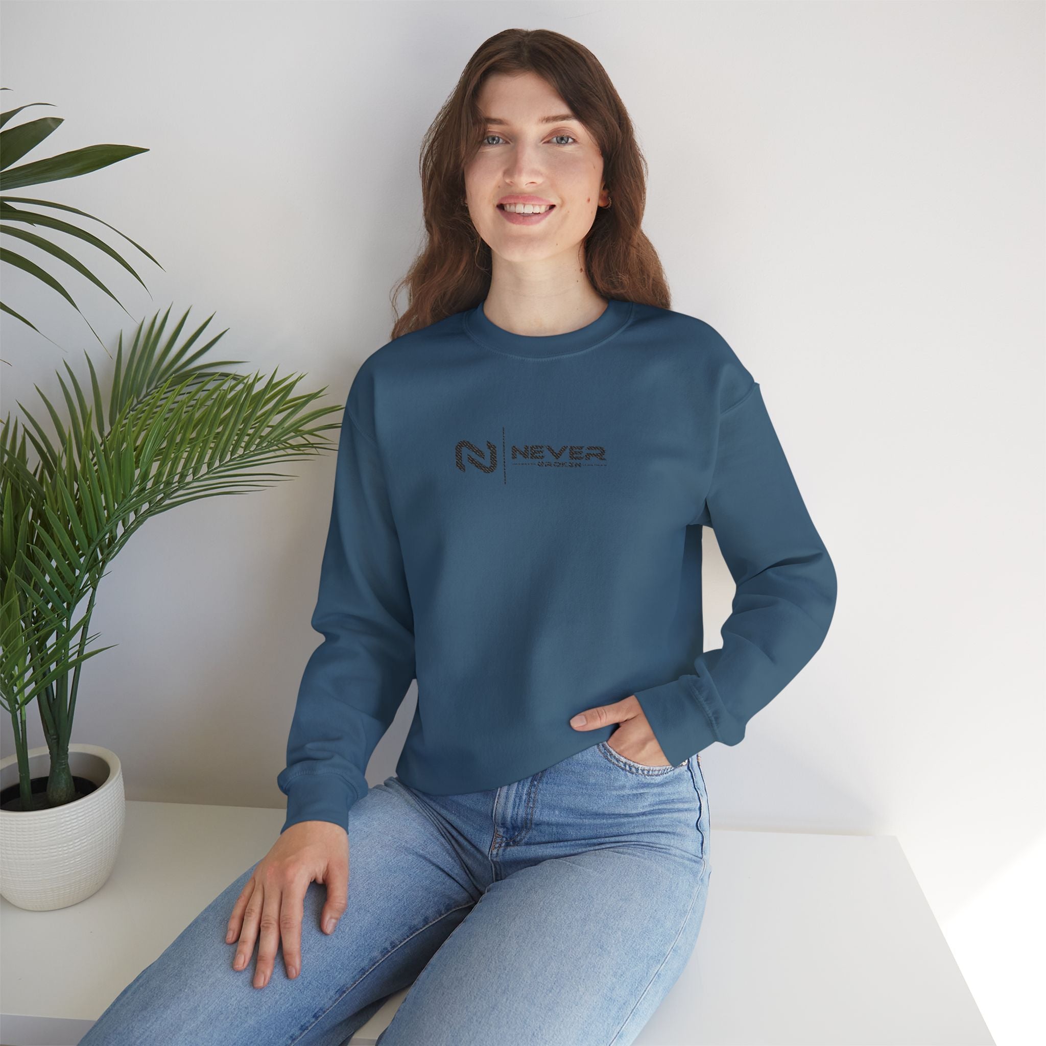 Embroidered Logo Crewneck