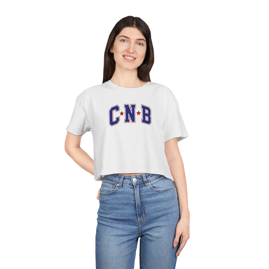 Varsity Letters Crop Tee
