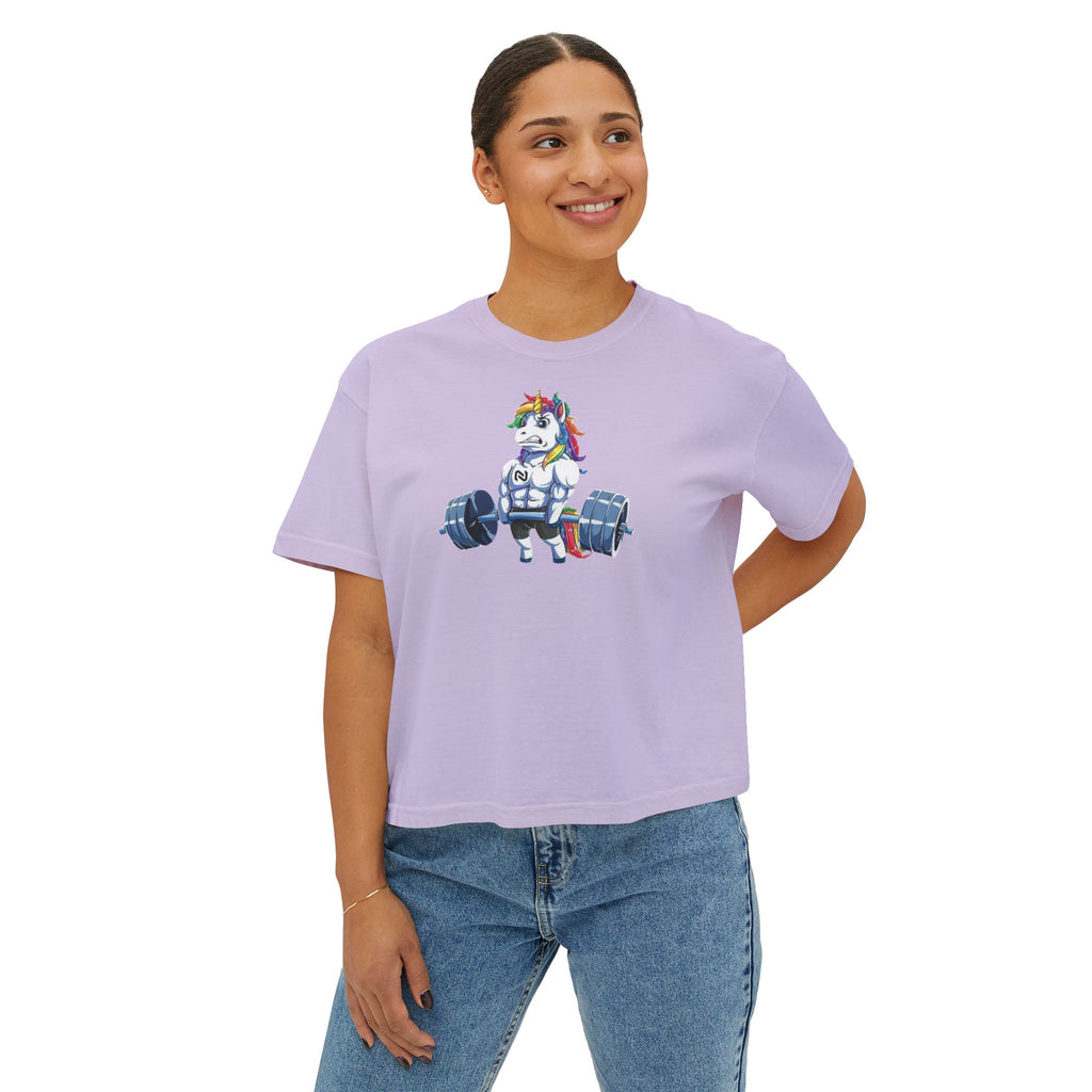 Unicorn Boxy Tee