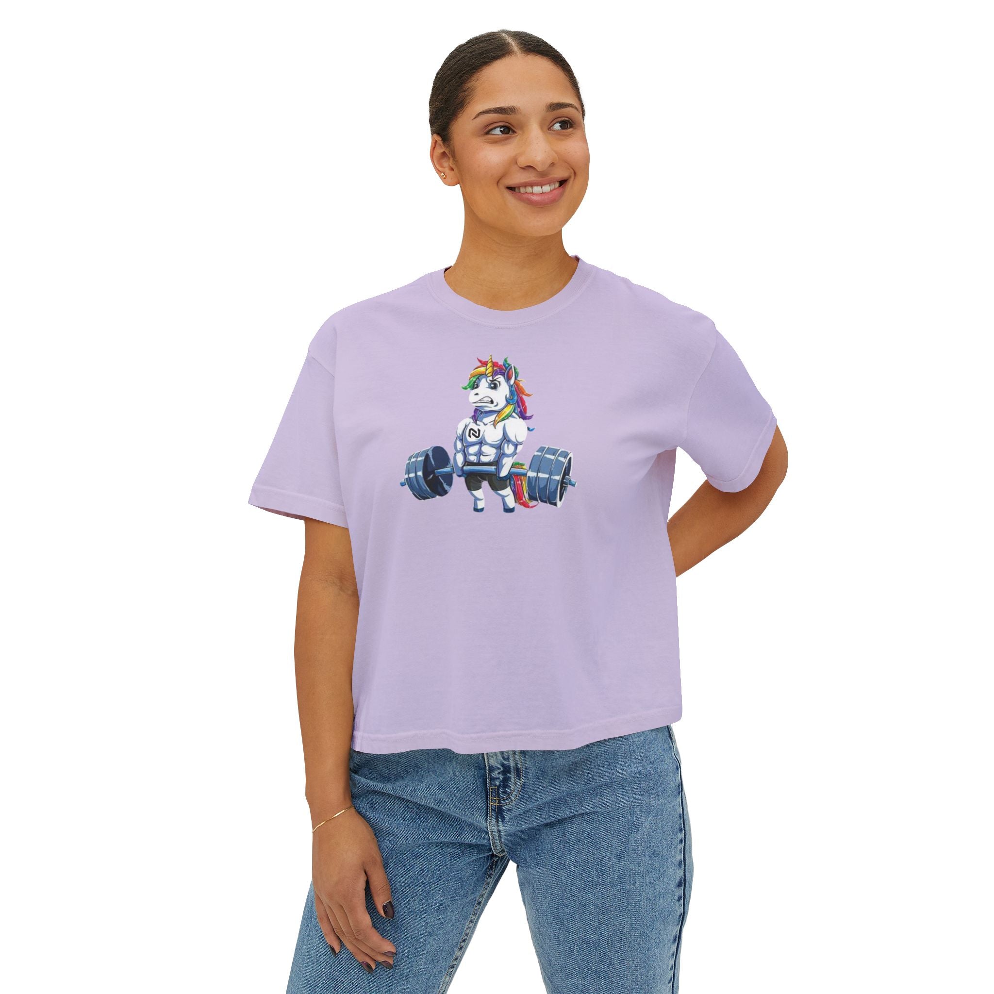 Unicorn Boxy Tee