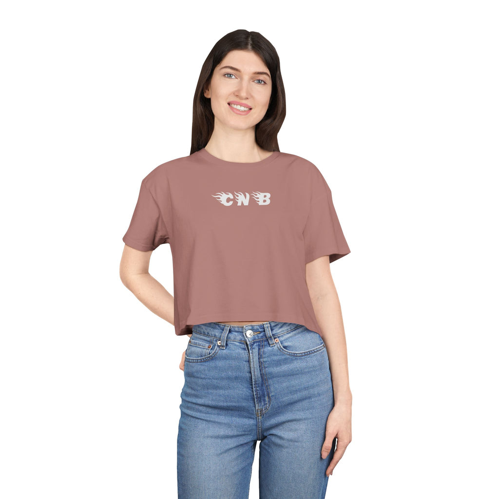 CNB Flames Crop Tee