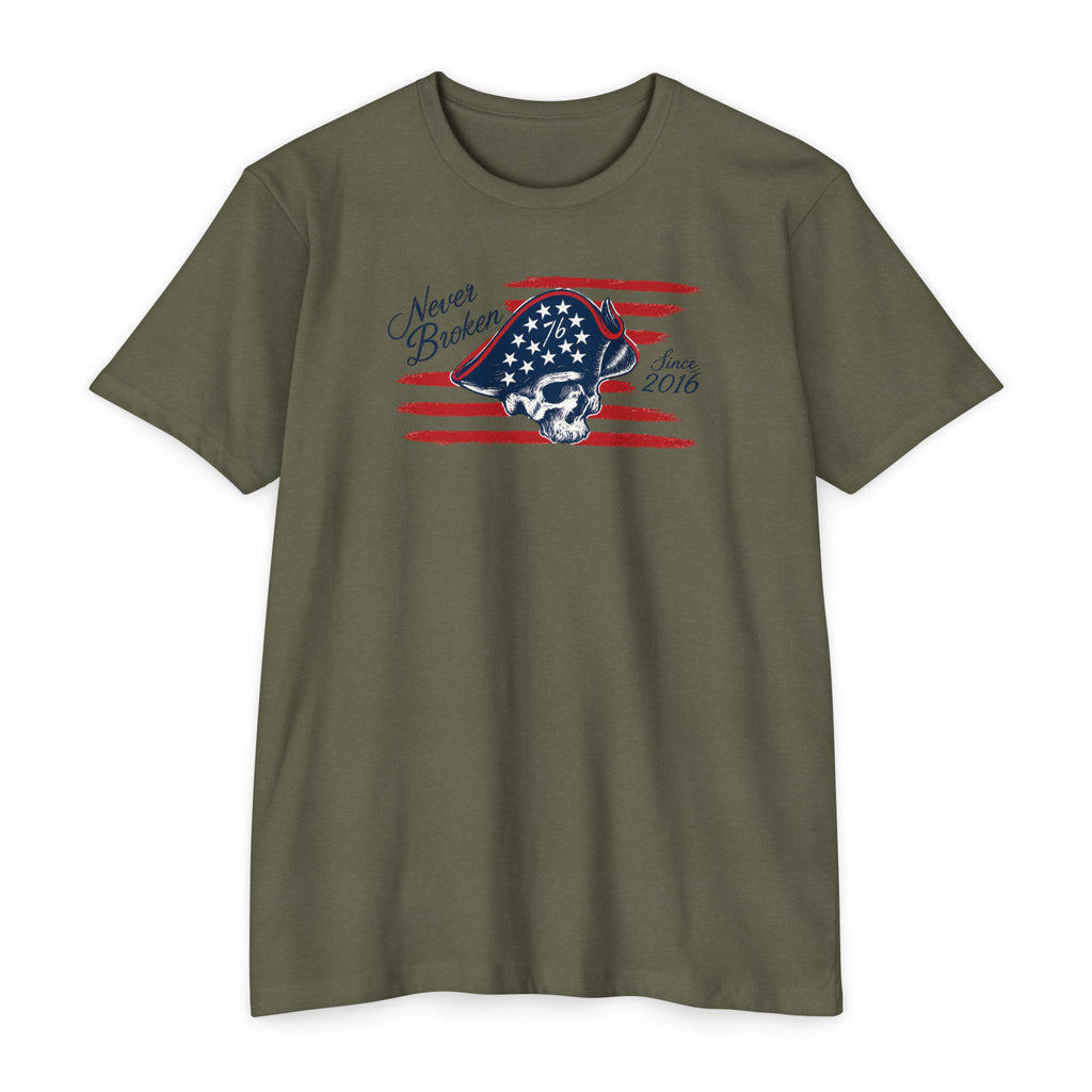 Never Broken - Patriotic Skull