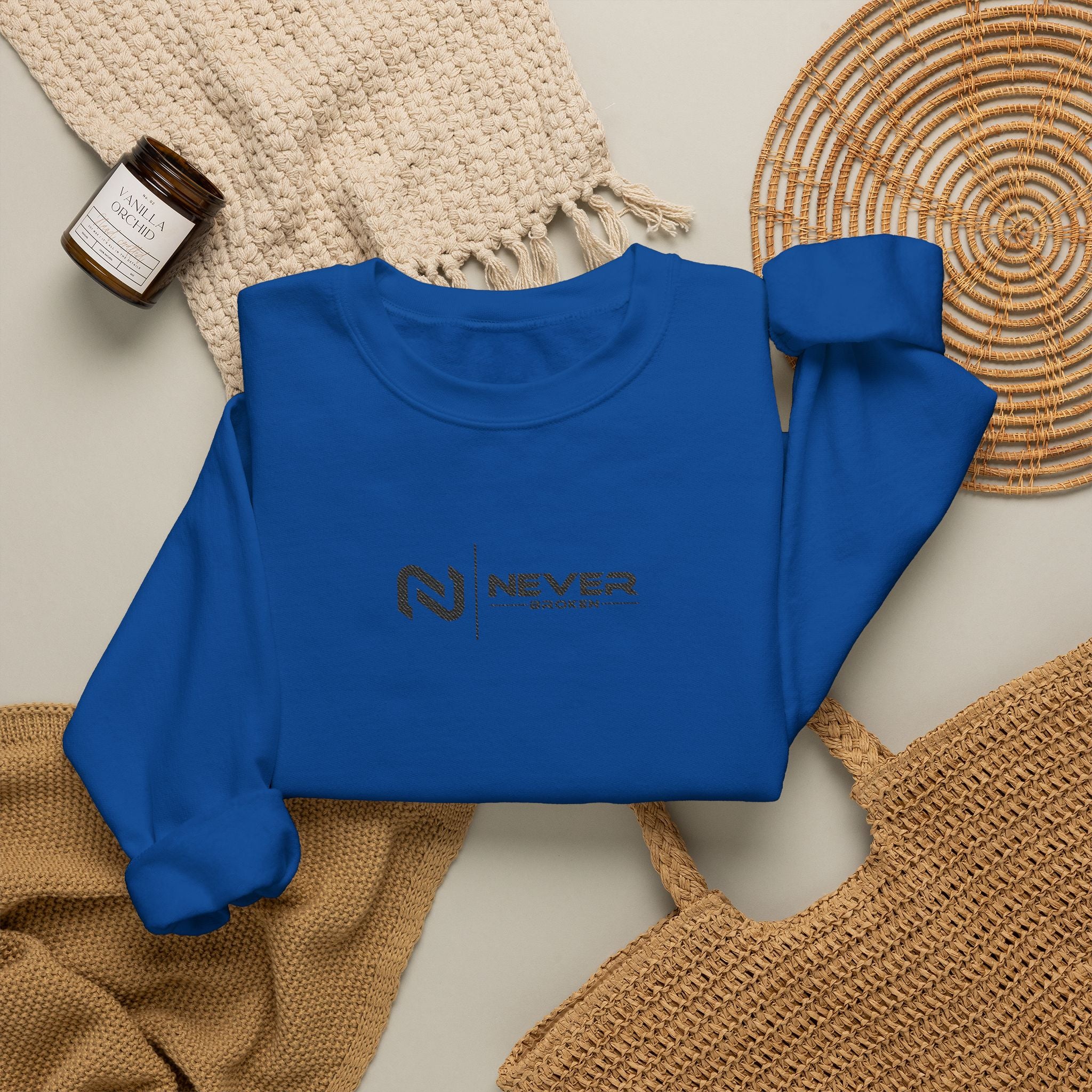 Embroidered Logo Crewneck