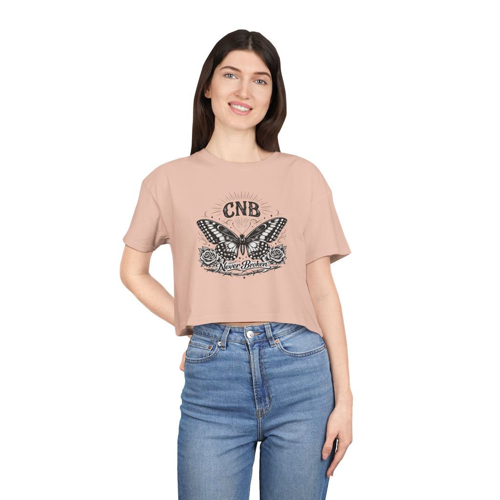 Butterfly Crop Tee
