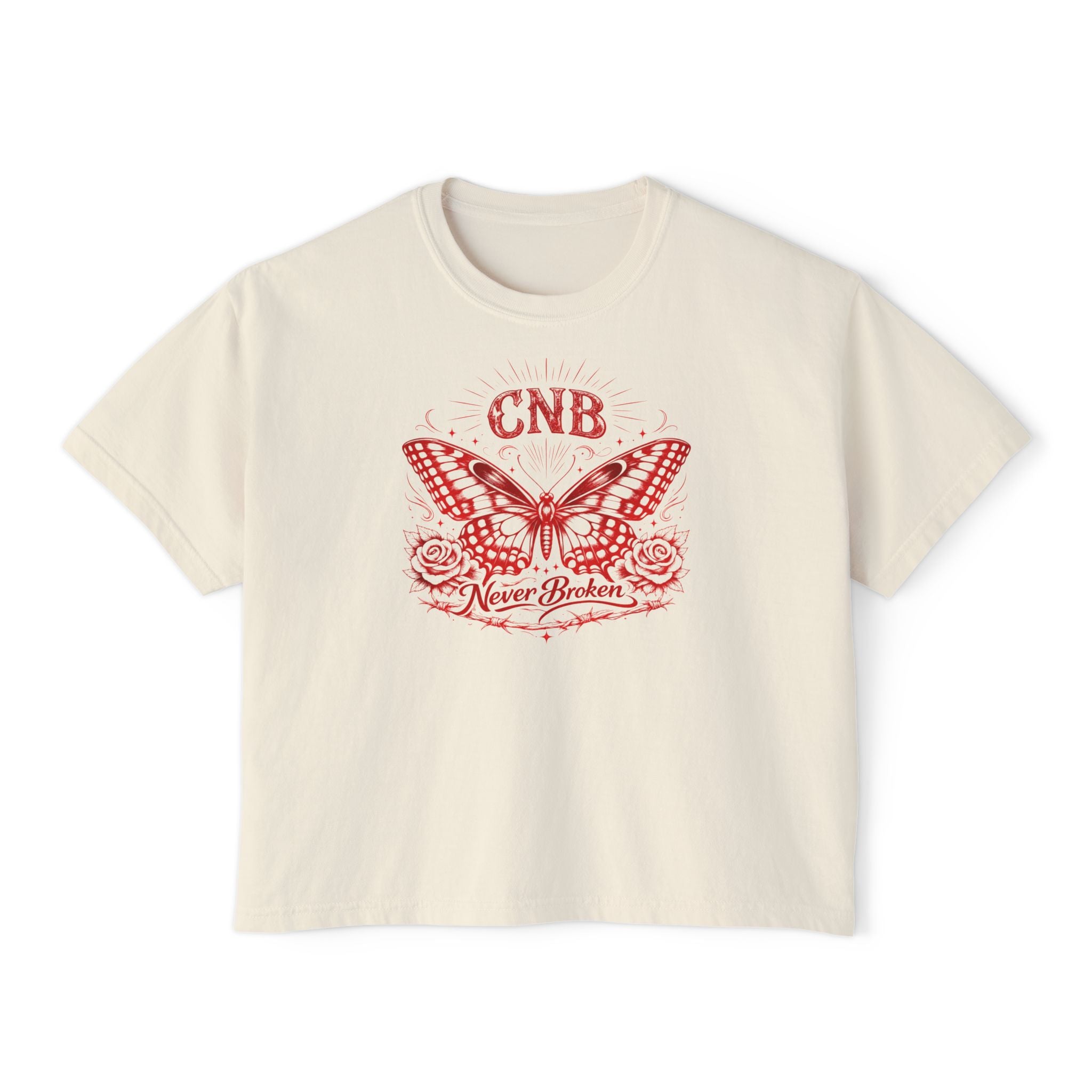 Butterfly Boxy Tee