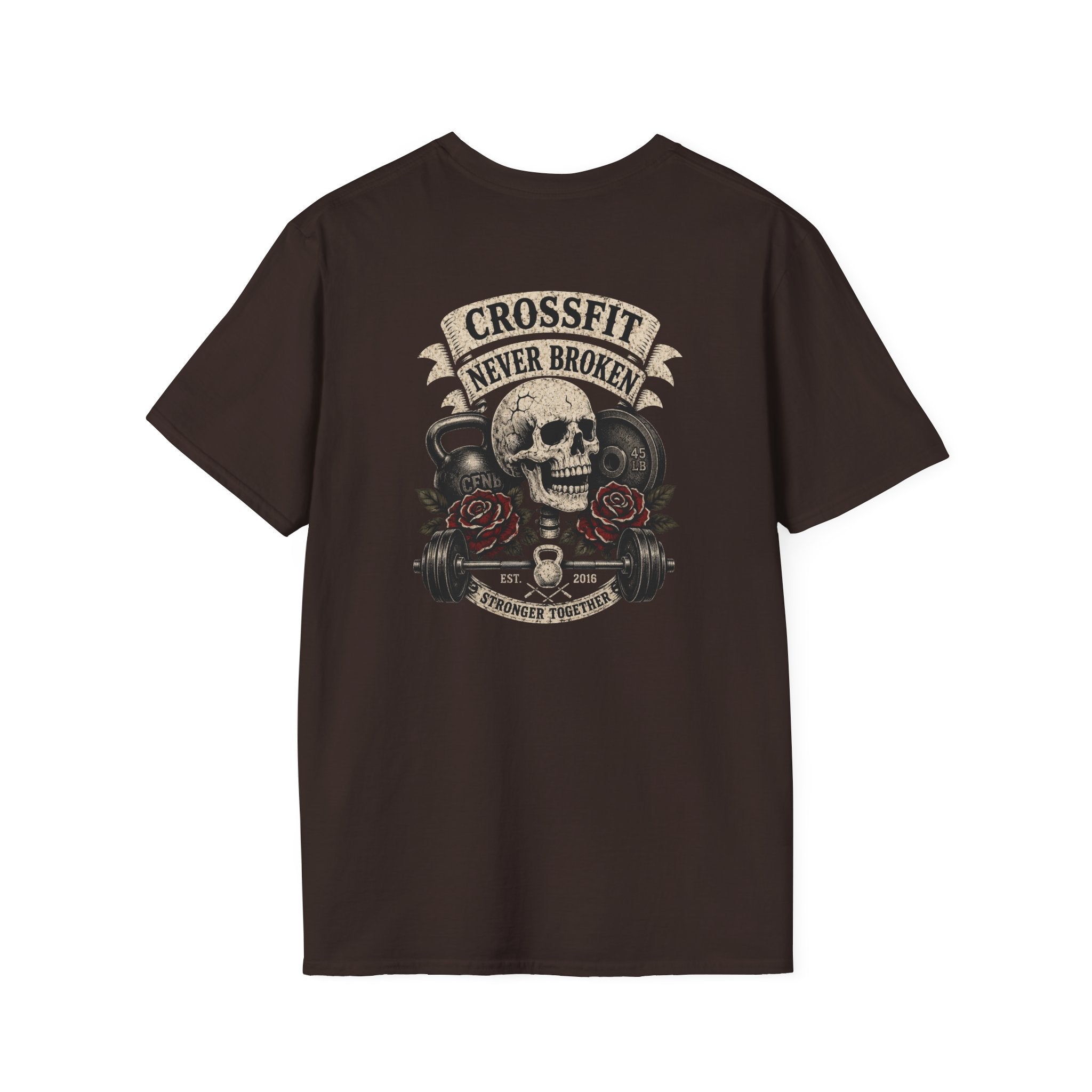 cnb banner, skull, roses, & weight