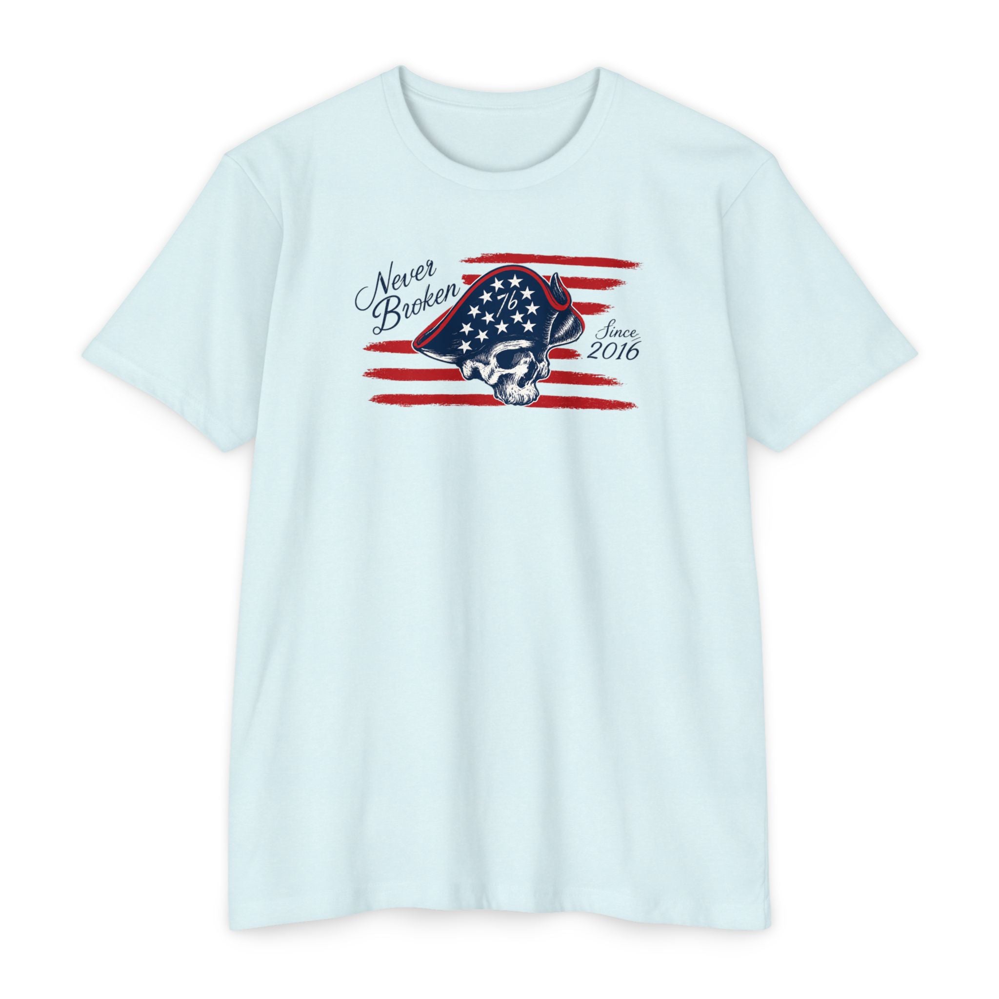 Never Broken - Patriotic Skull